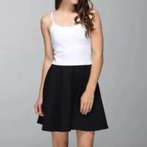 Lululemon Black/White Tennis Dress/Power Play Dress Size 10